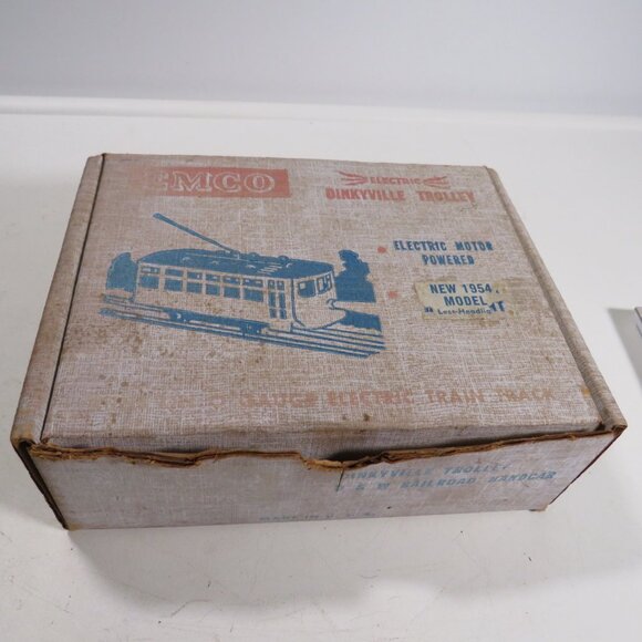 Dinkyville Trolley Original Box 1954 EMCO Plastic Diecast Train Model railroad - Picture 4 of 15